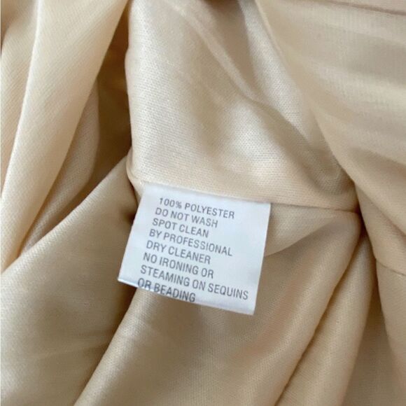 Mac Duggal Ieena Sequin One-Shoulder Long-Sleeve Jumpsuit size 8 - Picture 11 of 11